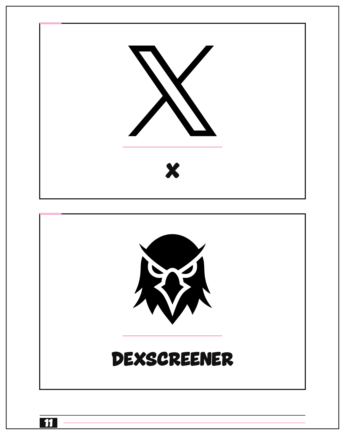 Page 11. HENT/AI on X and on DEX Screener